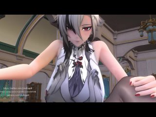 iwara - differential video arlecchino - hentai genshin impact 3d