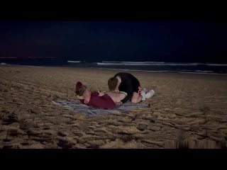 hot couple fucking in public beach on the night